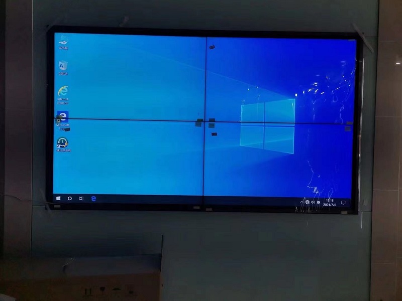 郵政儲(chǔ)(chǔ)蓄銀行LG55寸2X2四連屏完美案例展示